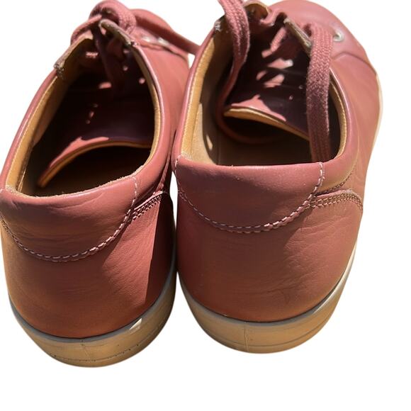 Hotter “Brooke” Leather Comfort Sneakers Trainers | Pink Size 7.5 | EU 38.5 - Picture 4 of 9
